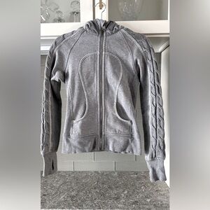Lululemon Scuba Full Zip Gray Hoodie